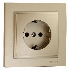 Розетка с заземлением mono electric despina 102-222221-117